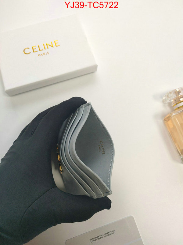 CELINE Bags(4A)-Wallet the best quality replica ID: TC5722 $: 39USD,