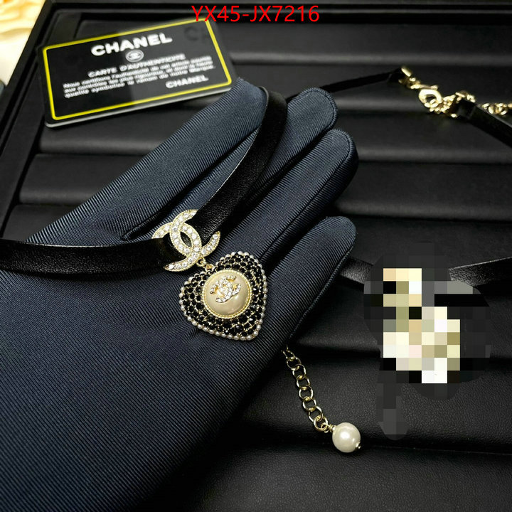 Jewelry-Chanel aaaaa customize ID: JX7216 $: 45USD