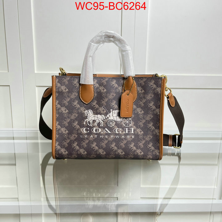 Coach Bags(4A)-Handbag- at cheap price ID: BC6264 $: 95USD,