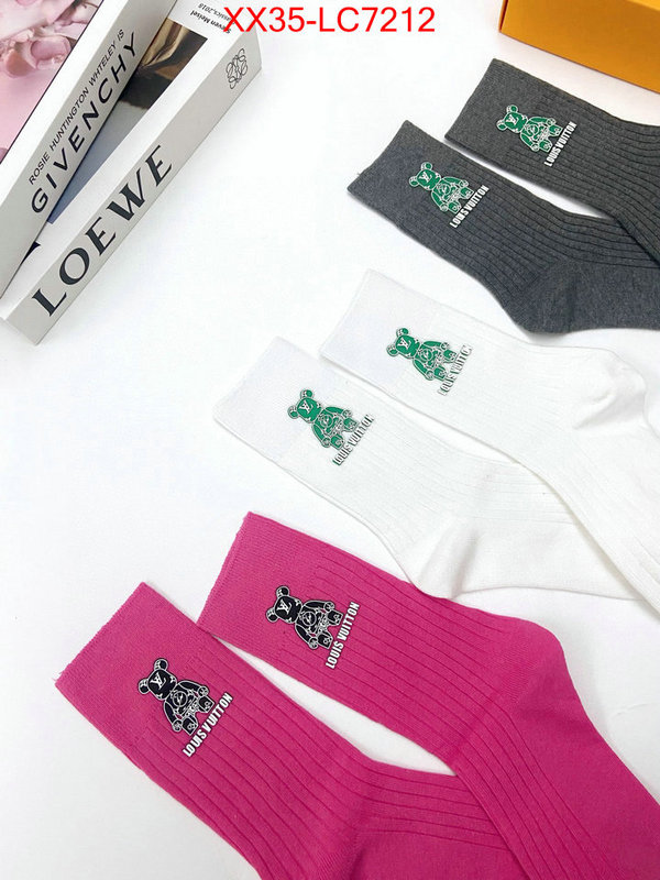 Sock-LV shop the best high authentic quality replica ID: LC7212 $: 35USD