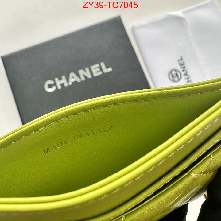 Chanel Bags(4A)-Wallet- top quality replica ID: TC7045 $: 39USD,