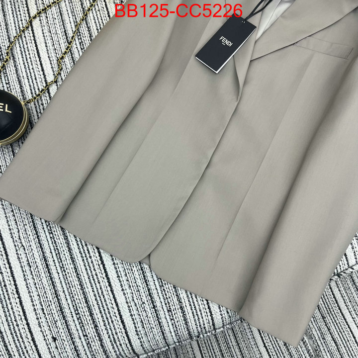 Clothing-Fendi from china 2024 ID: CC5226 $: 125USD