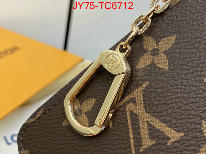 LV Bags(TOP)-Wallet replica aaaaa+ designer ID: TC6712 $: 75USD,
