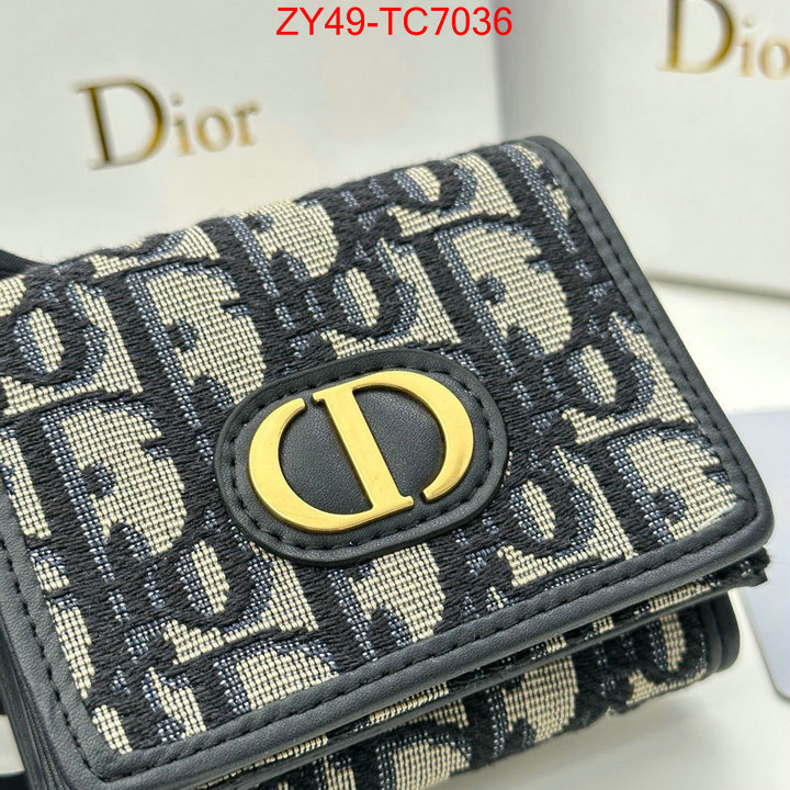 Dior Bags(4A)-Wallet- replica best ID: TC7036 $: 49USD,