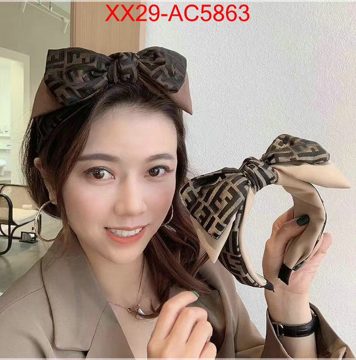 Hair band-Fendi replica 2024 perfect luxury ID: AC5863 $: 29USD