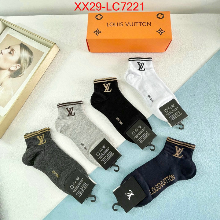 Sock-LV 2024 aaaaa replica 1st copy ID: LC7221 $: 29USD