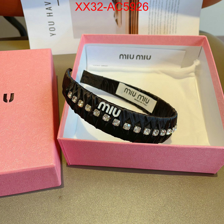 Hair band-MIU MIU buy ID: AC5926 $: 32USD