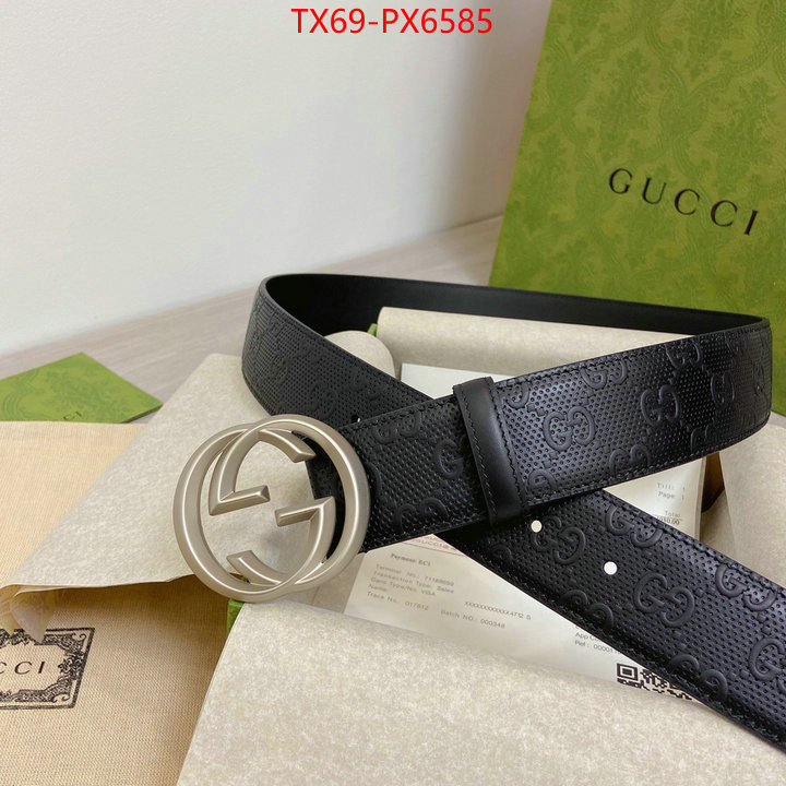 Belts-Gucci buy best high-quality ID: PX6585 $: 69USD