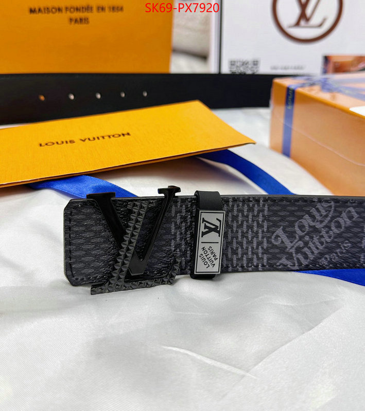 Belts-LV designer fake ID: PX7920 $: 69USD