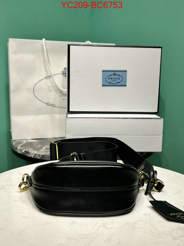 Prada Bags(TOP)-Crossbody- the highest quality fake ID: BC6753 $: 209USD,