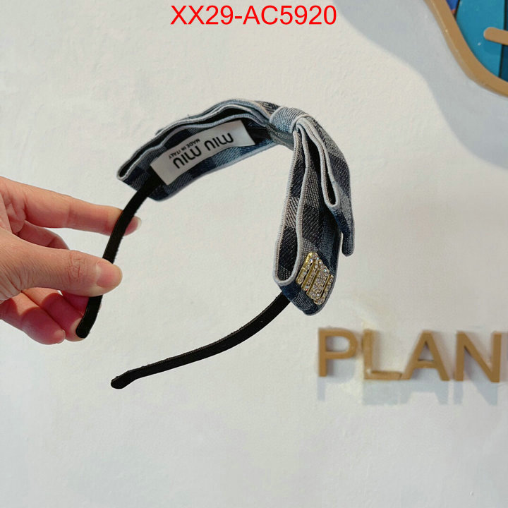 Hair band-MIU MIU where can i find ID: AC5920 $: 29USD