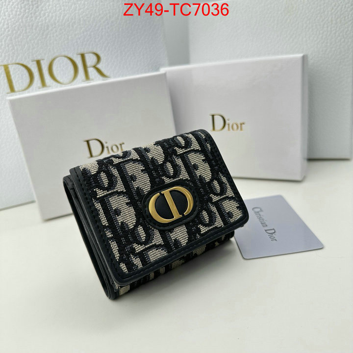 Dior Bags(4A)-Wallet- replica best ID: TC7036 $: 49USD,