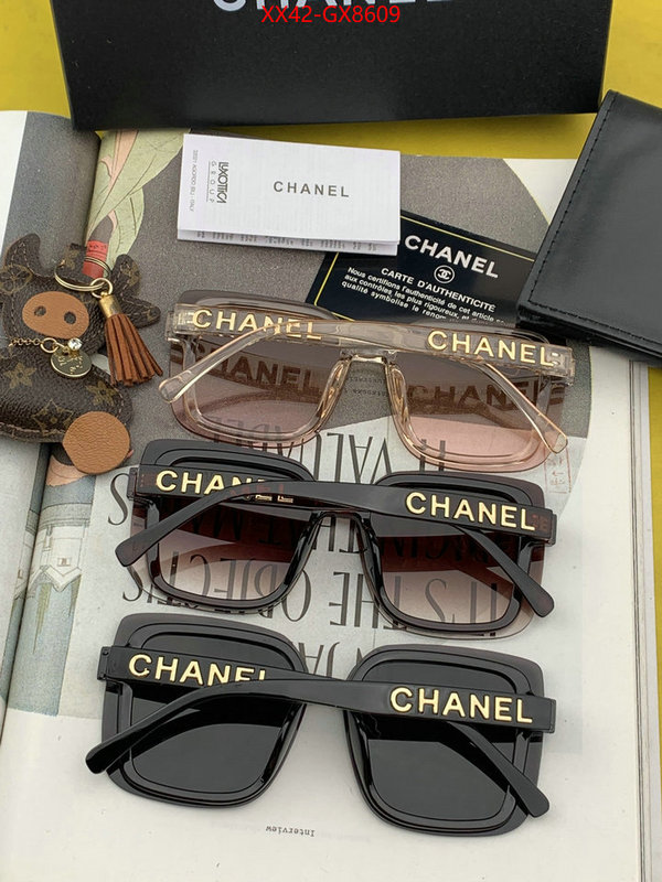 Glasses-Chanel same as original ID: GX8609 $: 42USD