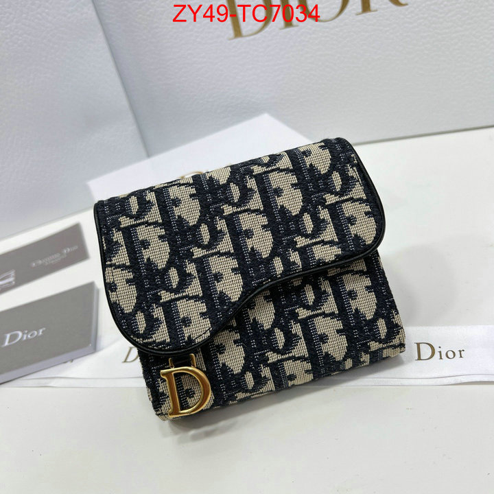 Dior Bags(4A)-Wallet- for sale online ID: TC7034 $: 49USD,