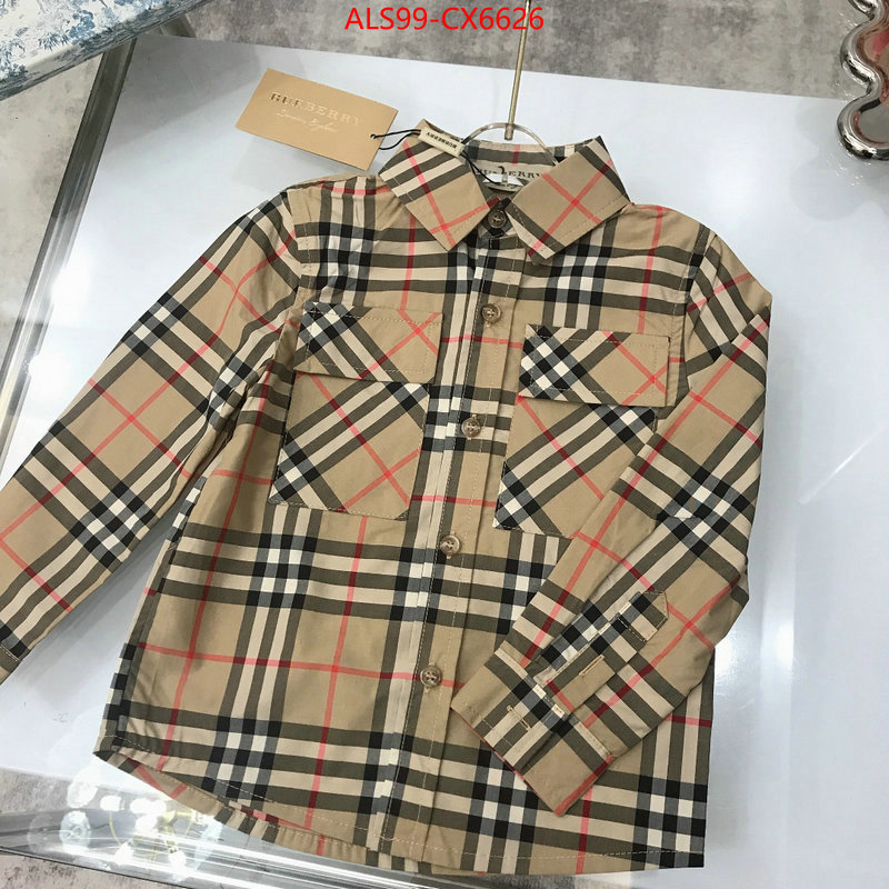Kids clothing-Burberry top sale ID: CX6626 $: 99USD