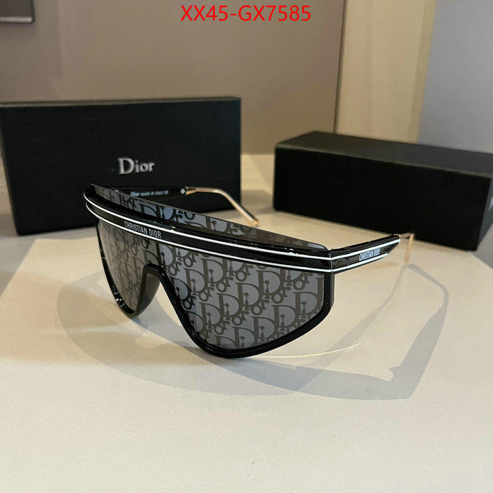 Glasses-Dior fake high quality ID: GX7585 $: 45USD