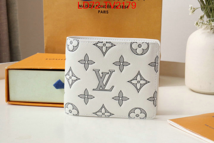 LV Bags(TOP)-Wallet online shop ID: TV2179 $: 72USD,
