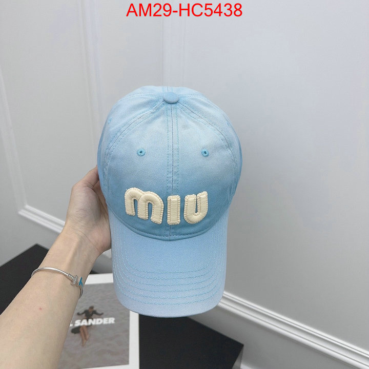 Cap(Hat)-Miu Miu aaaaa quality replica ID: HC5438 $: 29USD