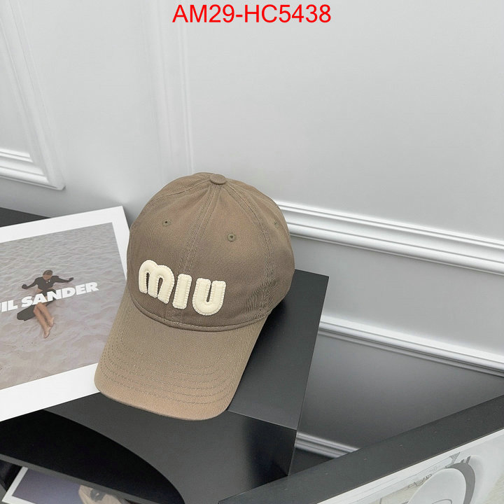 Cap(Hat)-Miu Miu aaaaa quality replica ID: HC5438 $: 29USD