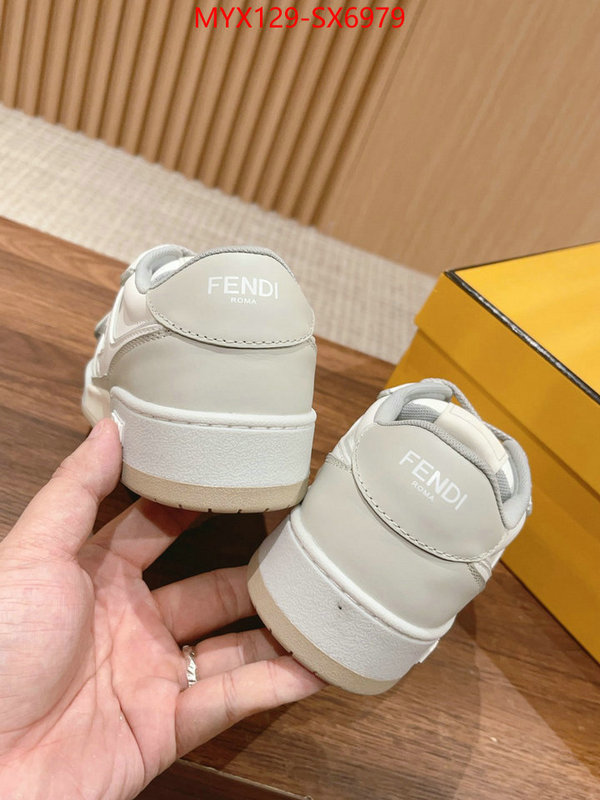 Men Shoes-Fendi 1:1 replica ID: SX6979 $: 129USD