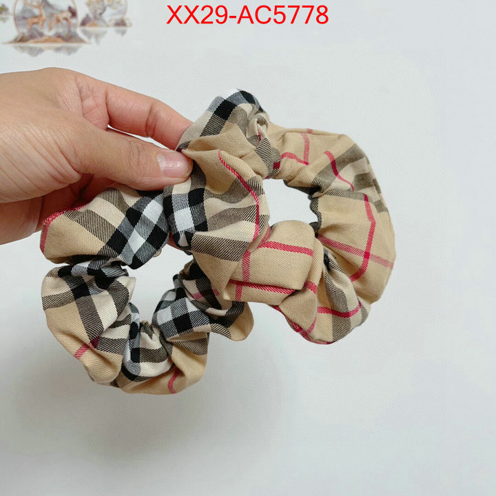 Hair band-Burberry luxury cheap replica ID: AC5778 $: 29USD