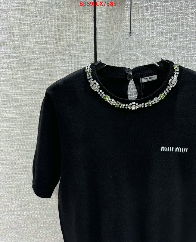 Clothing-MIU MIU from china ID: CX7385 $: 89USD