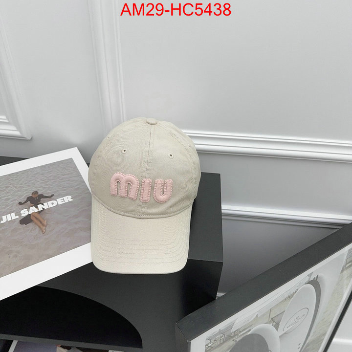 Cap(Hat)-Miu Miu aaaaa quality replica ID: HC5438 $: 29USD