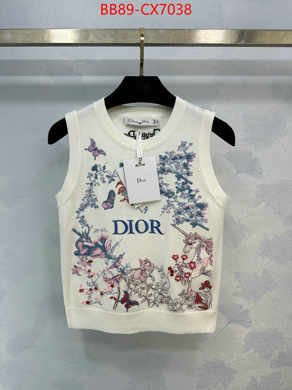 Clothing-Dior luxury 7 star replica ID: CX7038 $: 89USD
