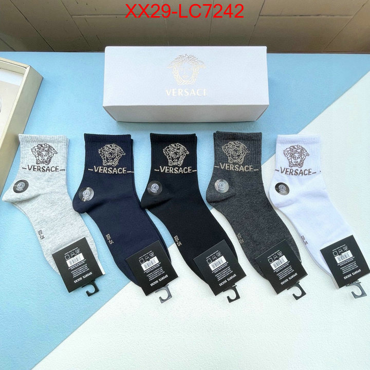 Sock-Versace top quality ID: LC7242 $: 29USD