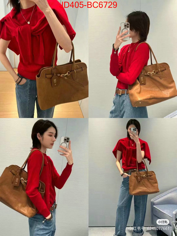 Miu Miu Bags(TOP)-Handbag- styles & where to buy ID: BC6729 $: 405USD,
