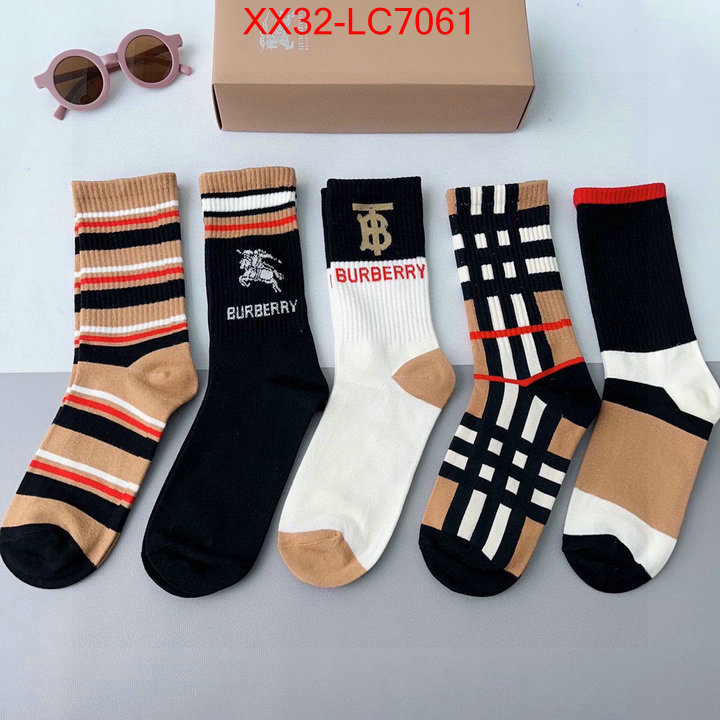 Sock-Burberry sell high quality ID: LC7061 $: 32USD