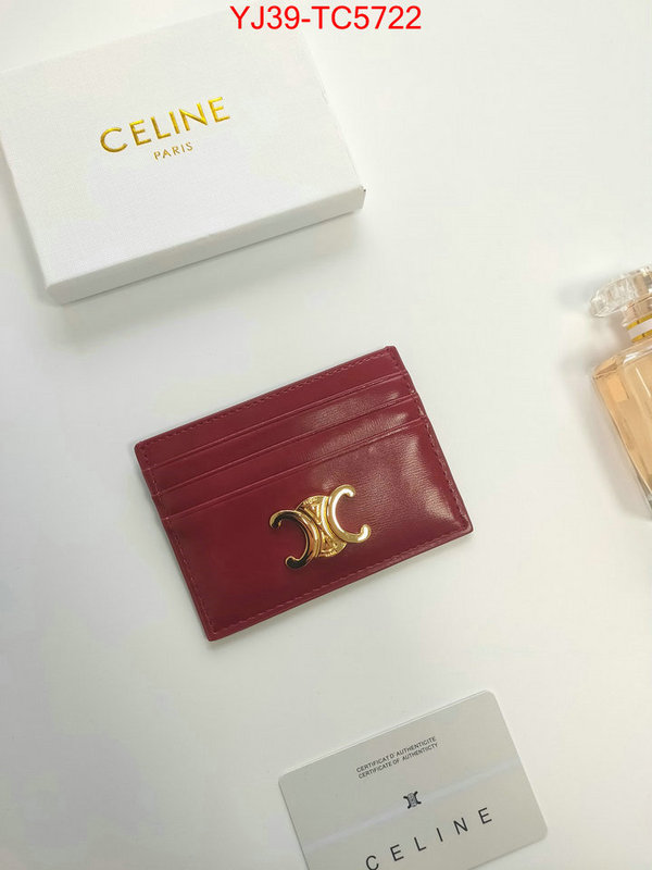 CELINE Bags(4A)-Wallet the best quality replica ID: TC5722 $: 39USD,