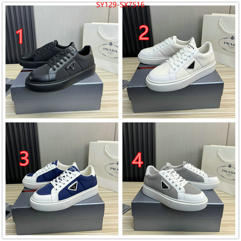 Men shoes-Prada outlet sale store ID: SX7516 $: 129USD