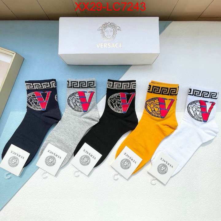 Sock-Versace buy best high-quality ID: LC7243 $: 29USD