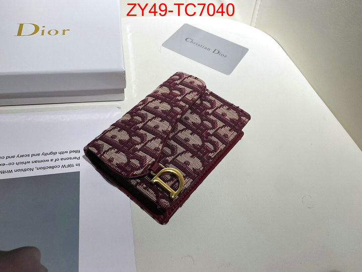 Dior Bags(4A)-Wallet- aaaaa+ replica designer ID: TC7040 $: 49USD,