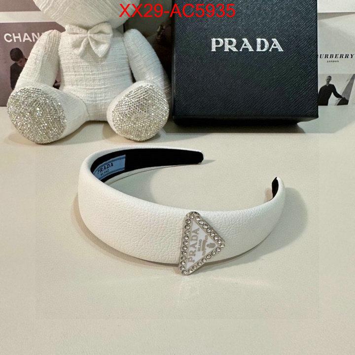 Hair band-Prada best quality fake ID: AC5935 $: 29USD