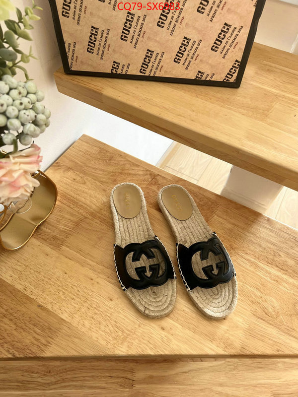 Women Shoes-Gucci best quality fake ID: SX6983 $: 79USD