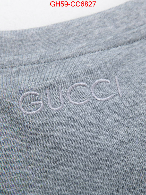 Clothing-Gucci buy 1:1 ID: CC6827 $: 59USD