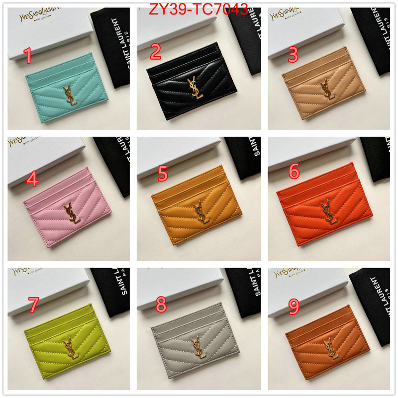 YSL Bags(4A)-Wallet- best replica 1:1 ID: TC7043 $: 39USD,