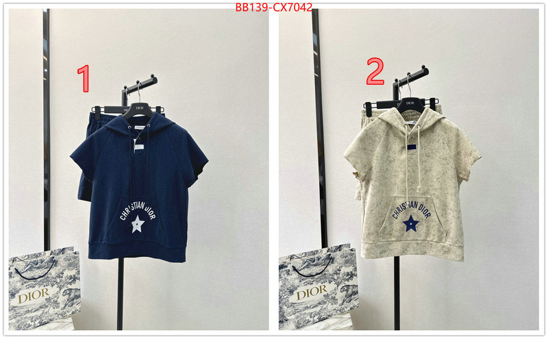 Clothing-Dior best replica 1:1 ID: CX7042 $: 139USD