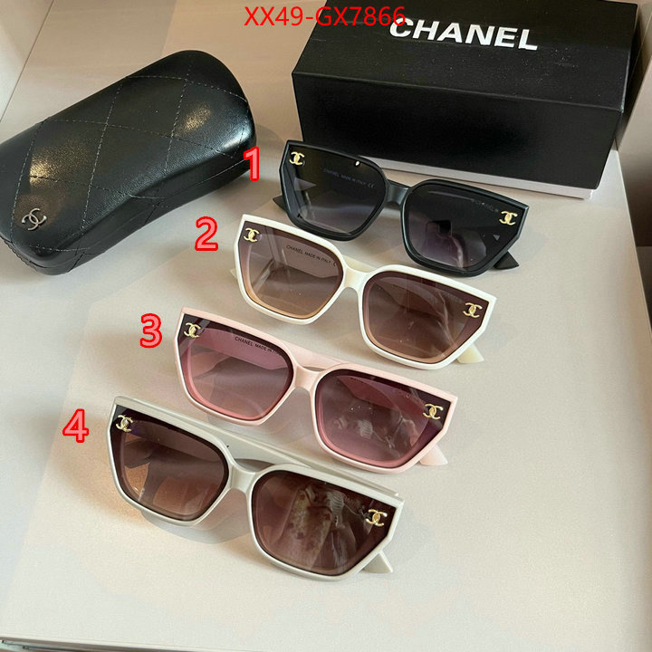 Glasses-Chanel wholesale ID: GX7866 $: 49USD