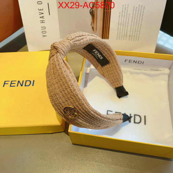 Hair band-Fendi top quality designer replica ID: AC5870 $: 29USD