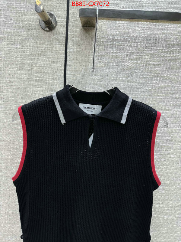 Clothing-Thom Browne for sale cheap now ID: CX7072 $: 89USD