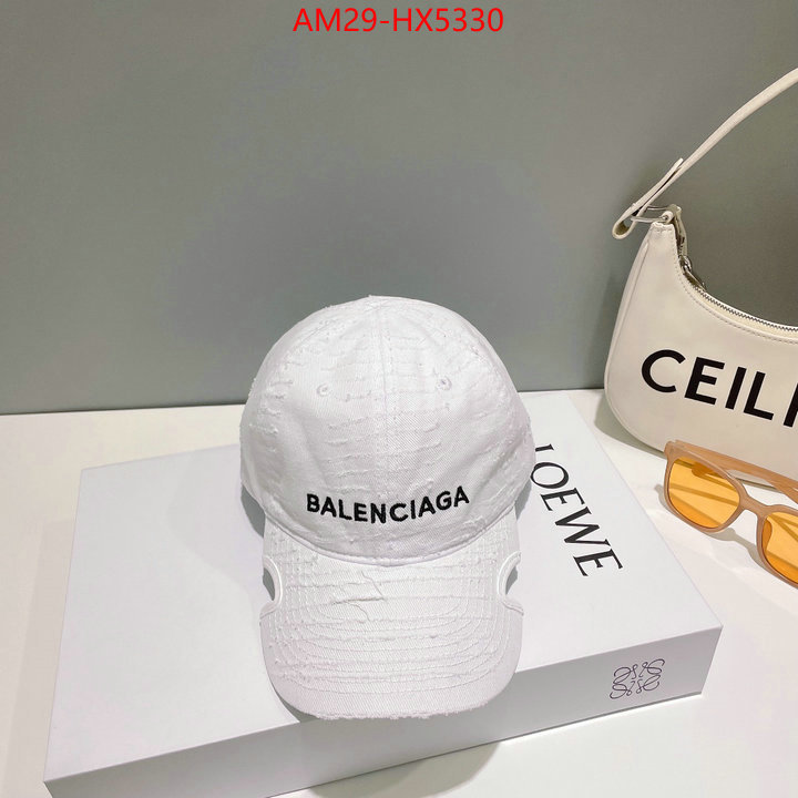 Cap(Hat)-Balenciaga cheap wholesale ID: HX5330 $: 29USD