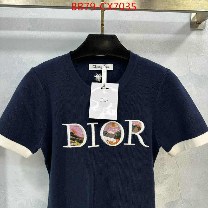 Clothing-Dior what is aaaaa quality ID: CX7035 $: 79USD