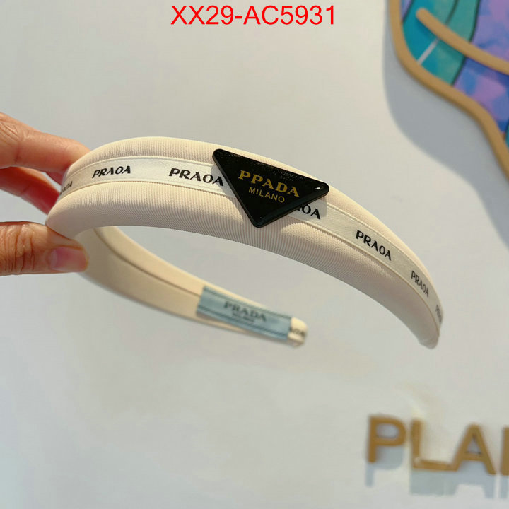 Hair band-Prada luxury fake ID: AC5931 $: 29USD