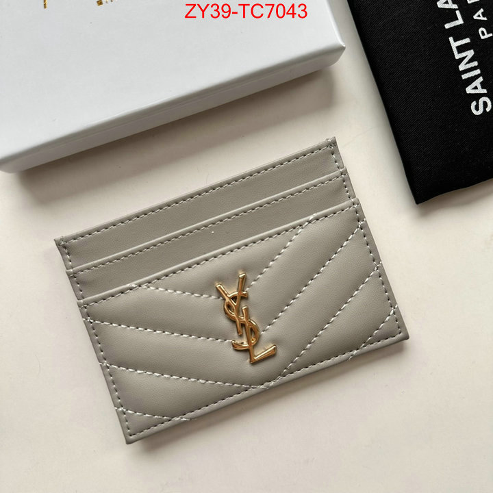 YSL Bags(4A)-Wallet- best replica 1:1 ID: TC7043 $: 39USD,