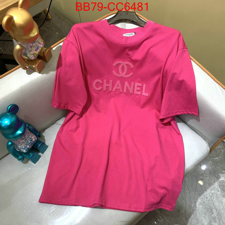 Clothing-Chanel knockoff highest quality ID: CC6481 $: 79USD