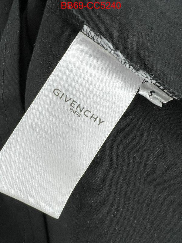 Clothing-Givenchy designer replica ID: CC5240 $: 69USD