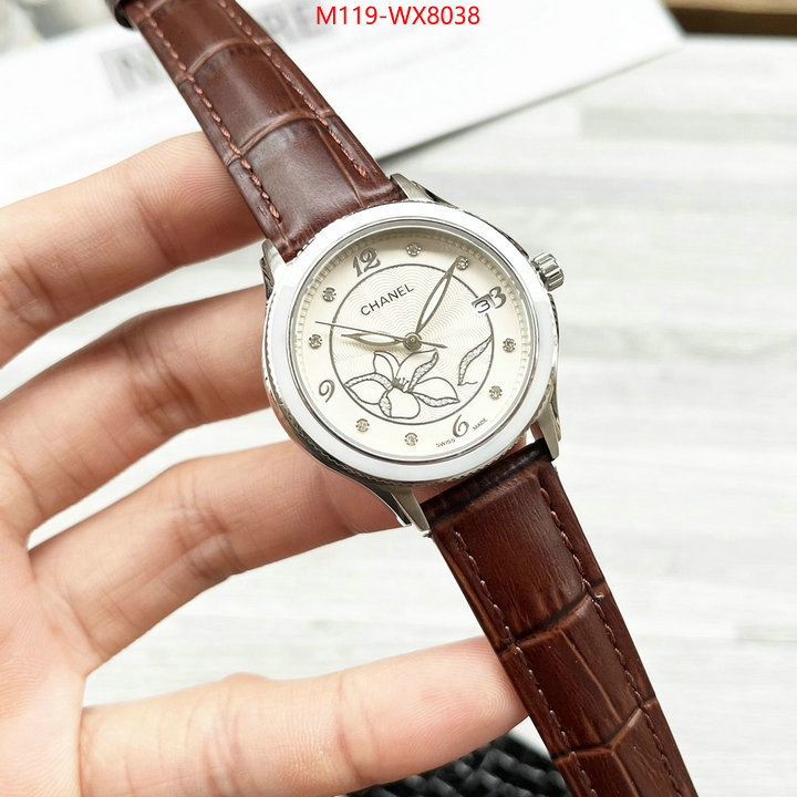 Watch(4A)-Chanel same as original ID: WX8038 $: 119USD